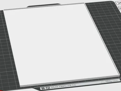 TPU Window Tray with corners 151 x 250 x 0.8 mm