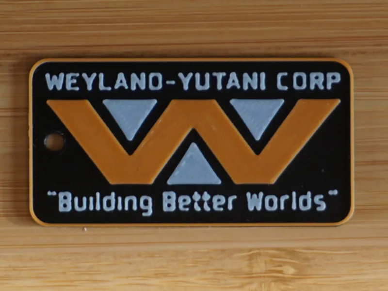 Weyland-Yutani keychain (no AMS needed)