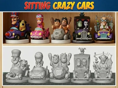SITTING CRAZY CARS