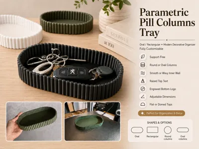 Parametric Pill Columns Tray Generator 