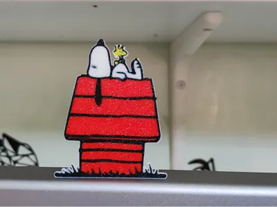 Snoopy and Woodstock - monitor buddy