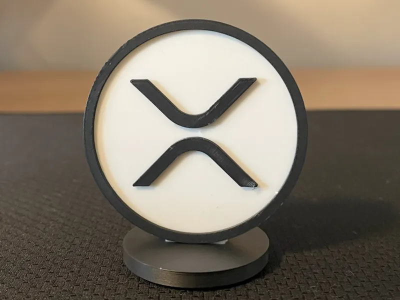 Ripple (XRP) coin with base