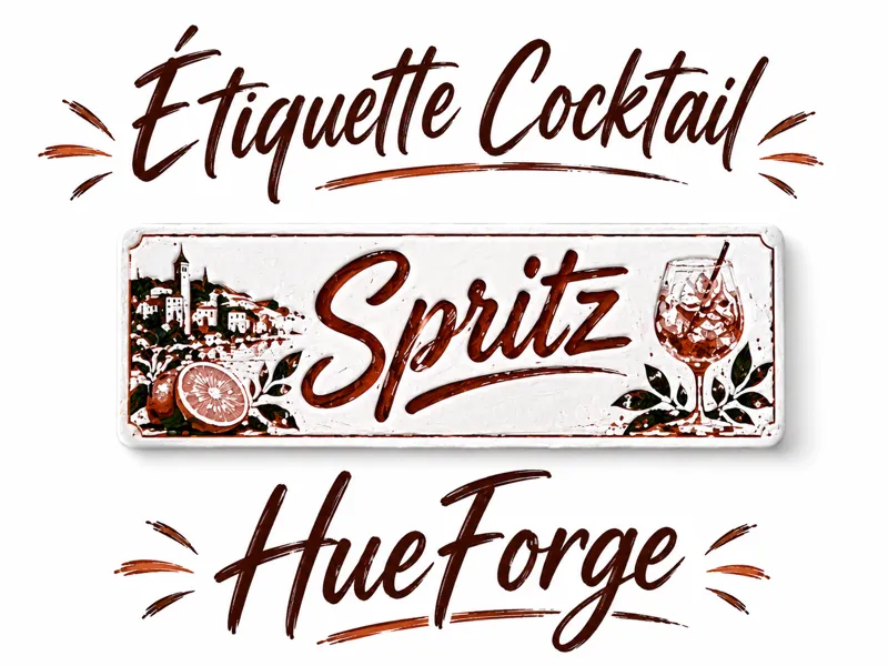 Spritz - Étiquette Cocktail
