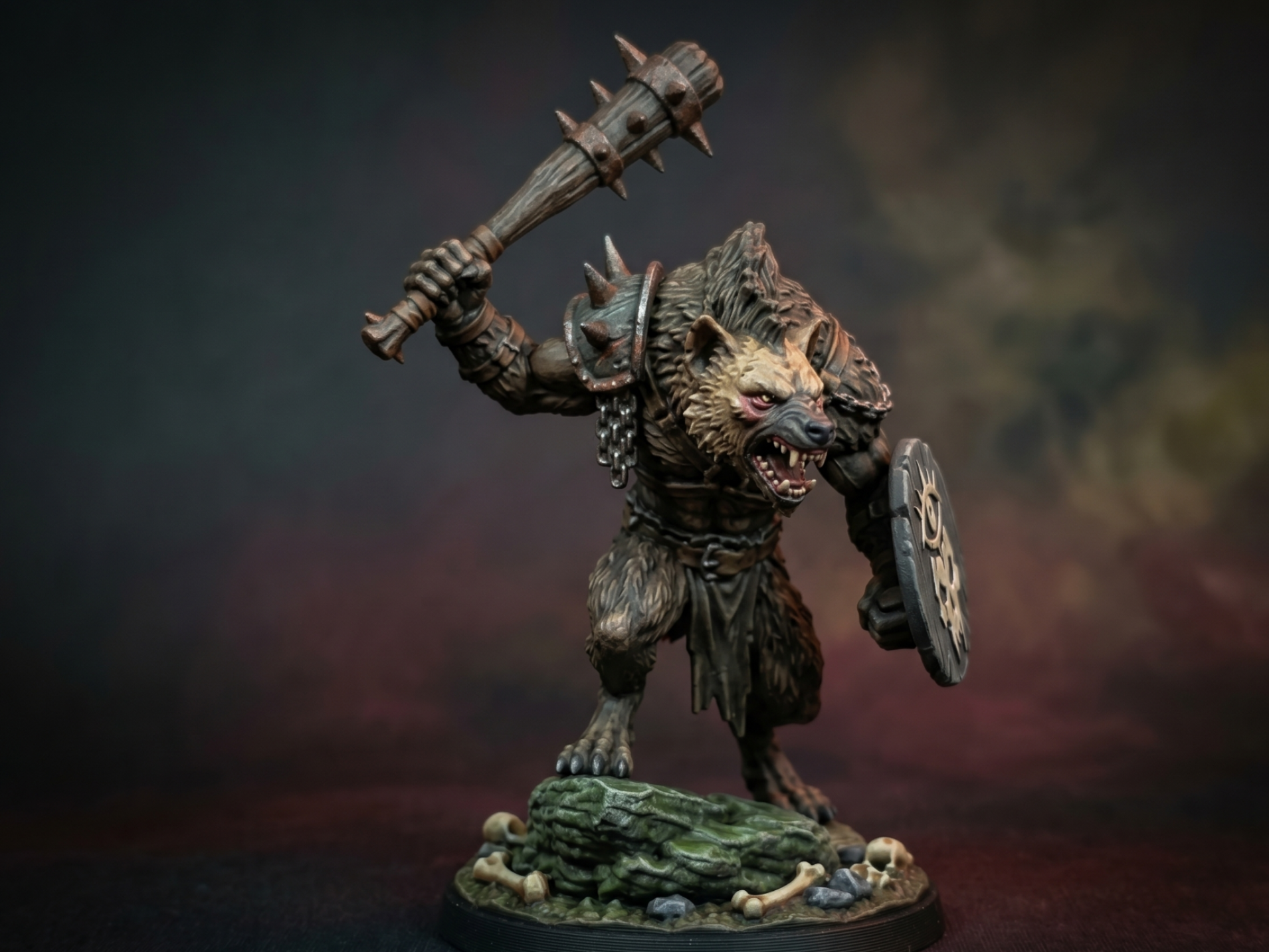 DnD Gnoll miniature