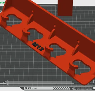 M12 Four Battery Holder V2