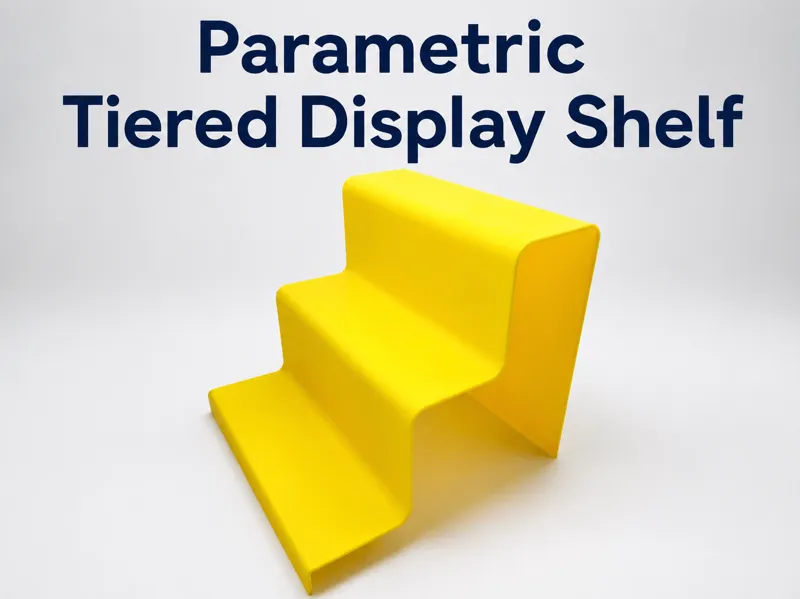 Parametric Tiered Display Shelf