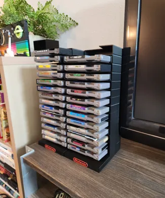 NES Vertical Cartridge Holder - Remix