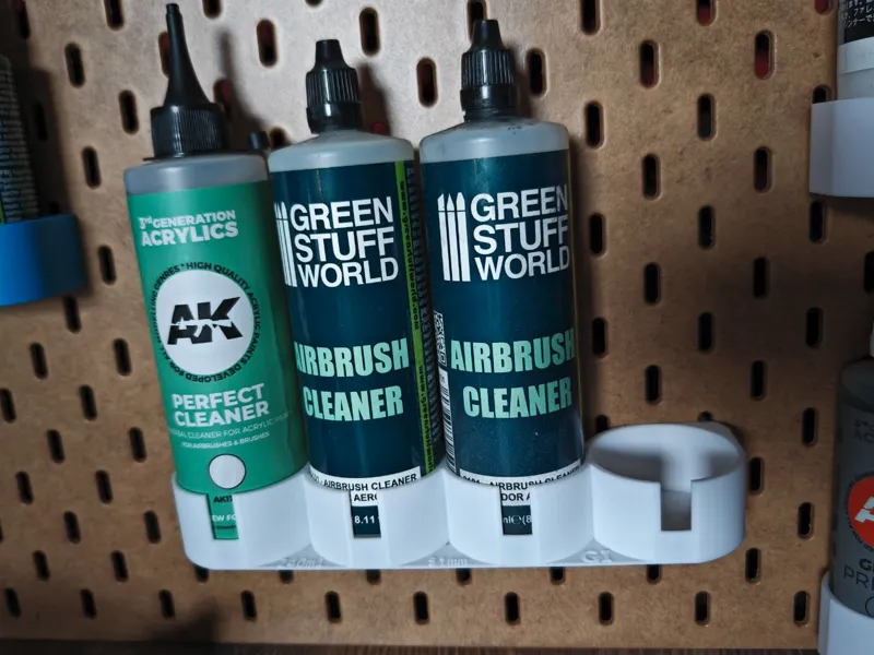 Ikea skadis shelf for 240ml bottle (cleaner) 51mm