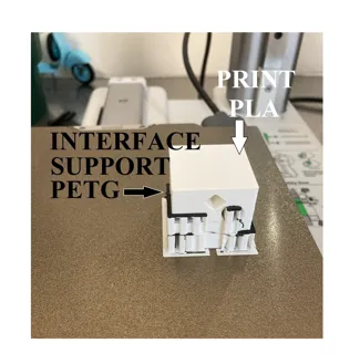 Stress test for perfect print. PLA with PETG 