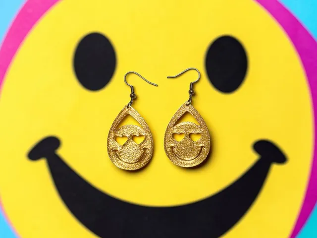Sunny love smile earrings