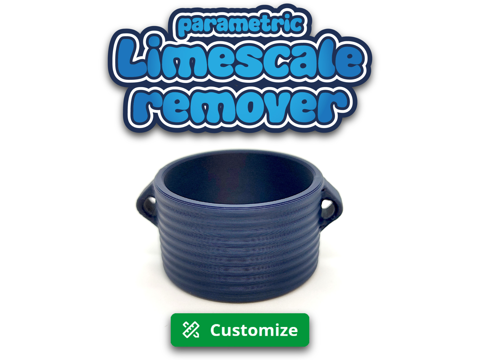 Parametric Limescale remover - the descaling cup