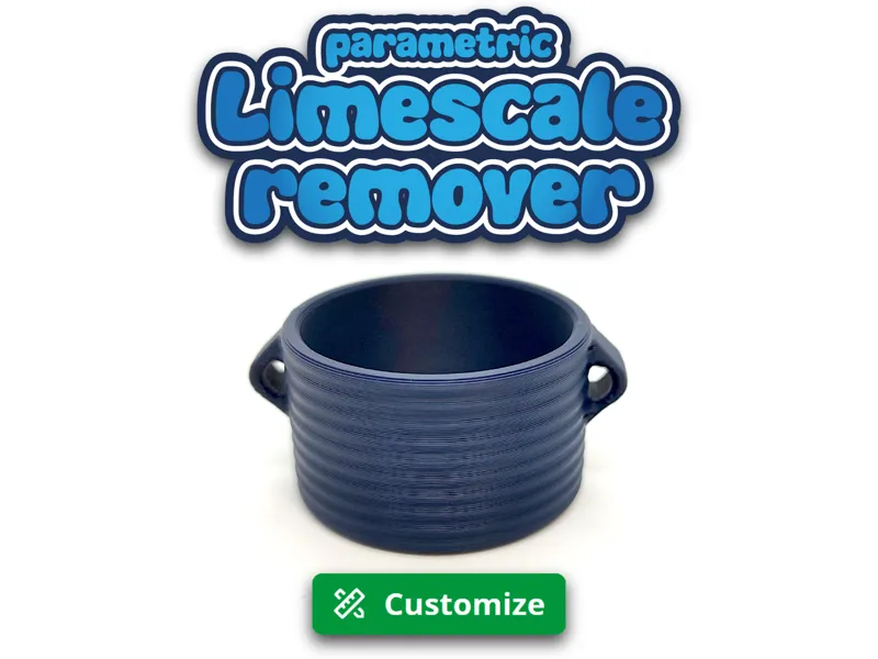 Parametric Limescale remover - the descaling cup