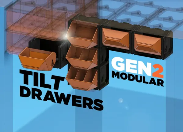 Tiroirs basculants modulaires GEN2