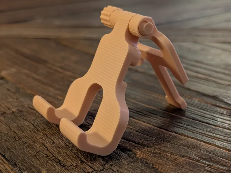 Foldable phone holder