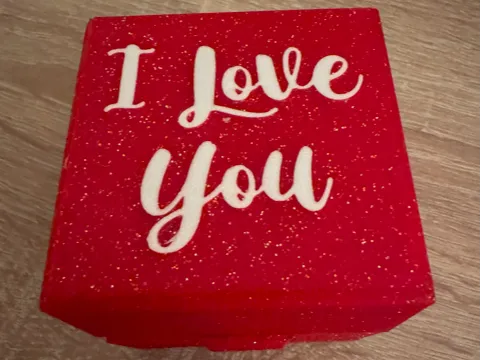 Valentine's Ring Box Print in Place Customizable