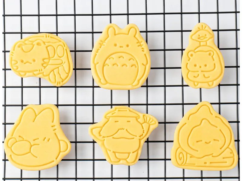 Totoro cartoon cookie cutter set