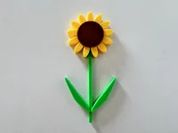Sonnenblume mit Sockel - 0.2mm layer, 3 walls, 20% infill