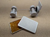 0.2mm layer, 4 walls, 25% infill Perforated lid and tray