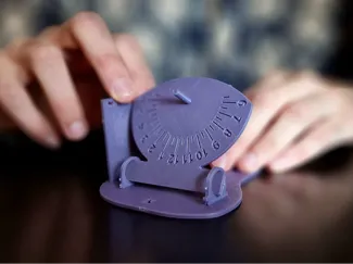 Equatorial sundial kit card 