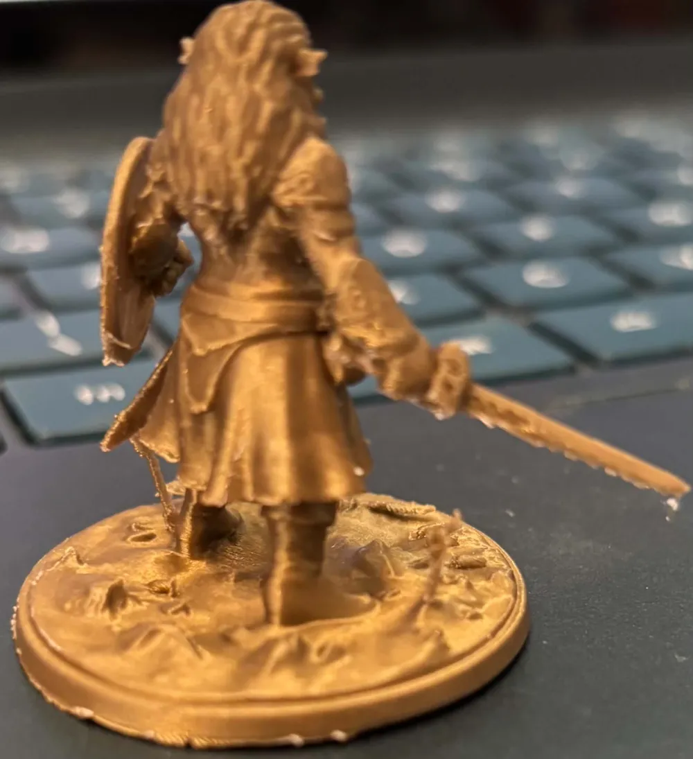 Fiwiz - Female Bugbear Warrior-mage - Free 3D Print Model - MakerWorld
