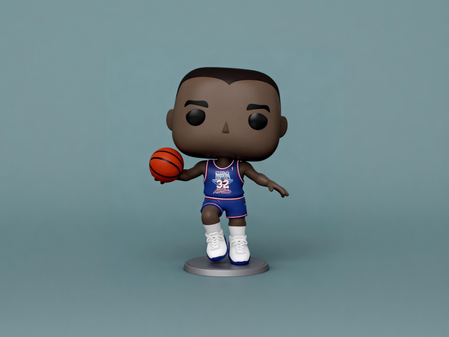 魔术师约翰逊-NBA美国职业篮球系列-Funko丰高POP涂色玩具