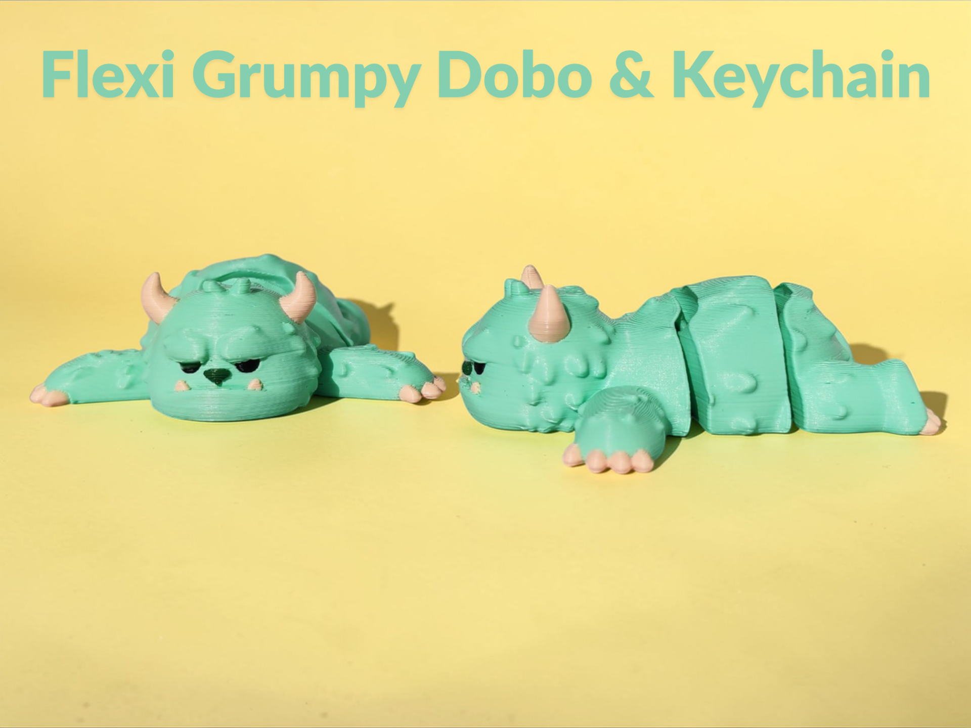 Flexi Grumpy Dobo & Keychain