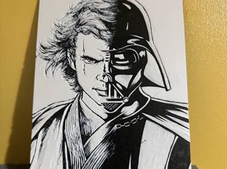 Split Identity – 4 Color HueForge Vader