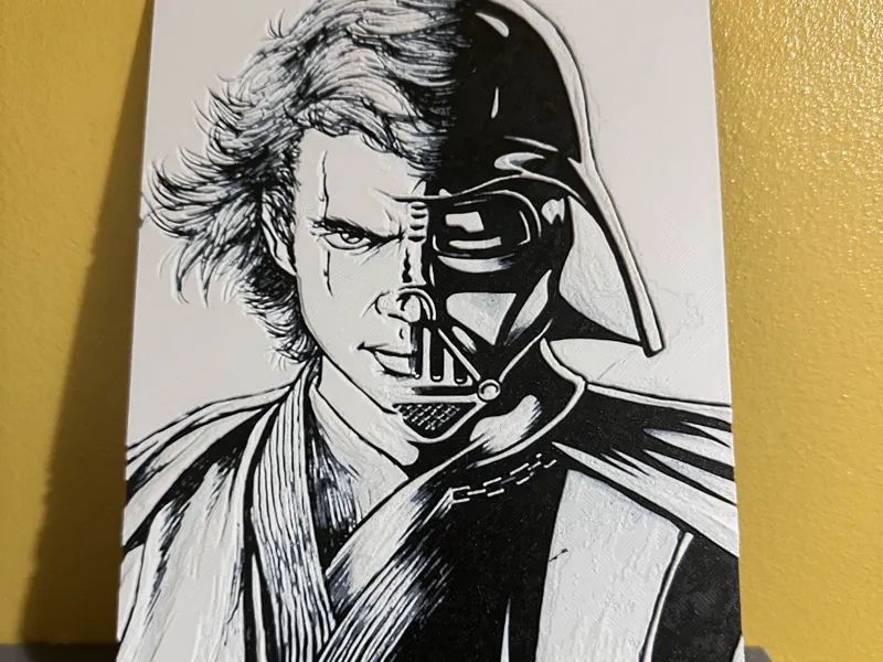 Split Identity – 4 Color HueForge Vader