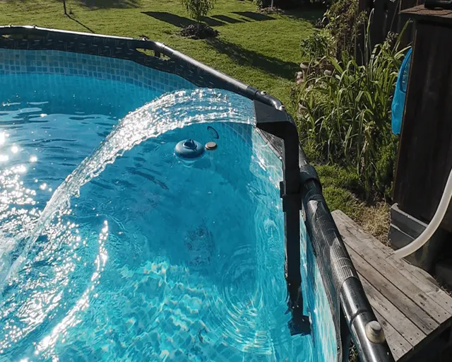Pool Waterfall for Frame Pools