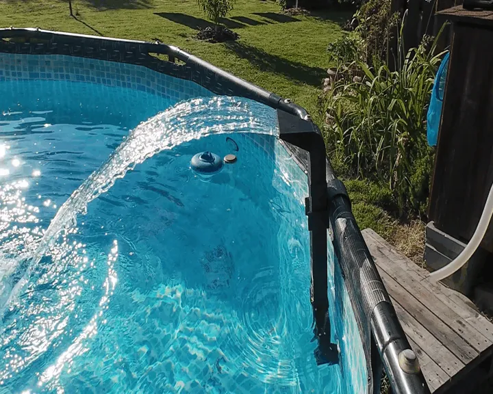 Pool Waterfall for Frame Pools view 3