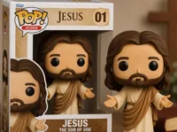 Figurine Jésus style Funko à peindre — photo 2