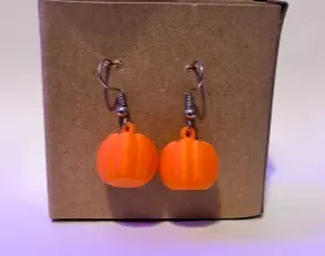 pumpkin earrings