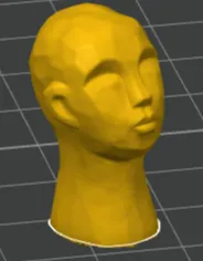 head-shaped decoration