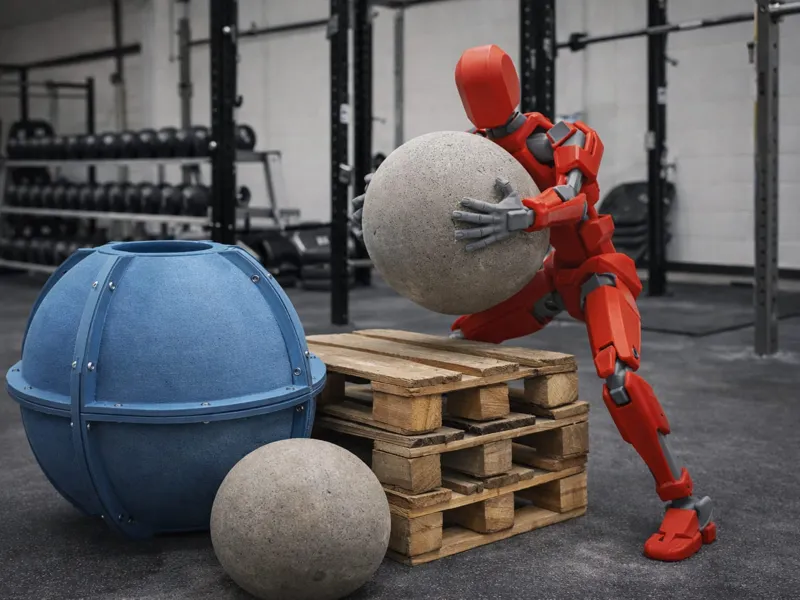 Strongman Atlas Stone Mold – 80 KG Concrete Beast 