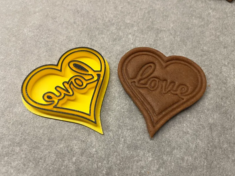 Heart cookie cutter