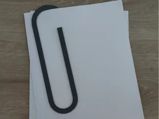 Giant paperclip