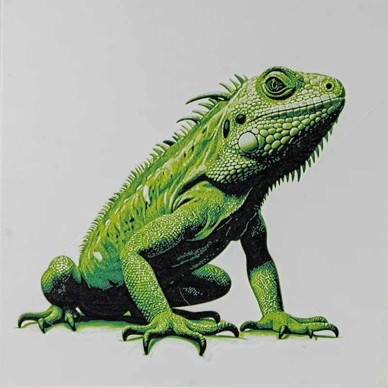 Iguana HueForge