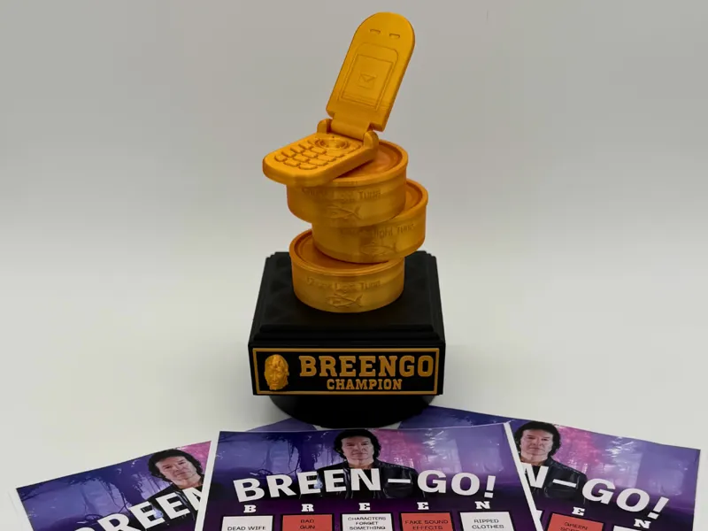 Breengo Trophy – Printable Neil Breen Bingo Award