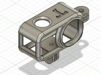 Case osmo nano Gopro verti hori inversée