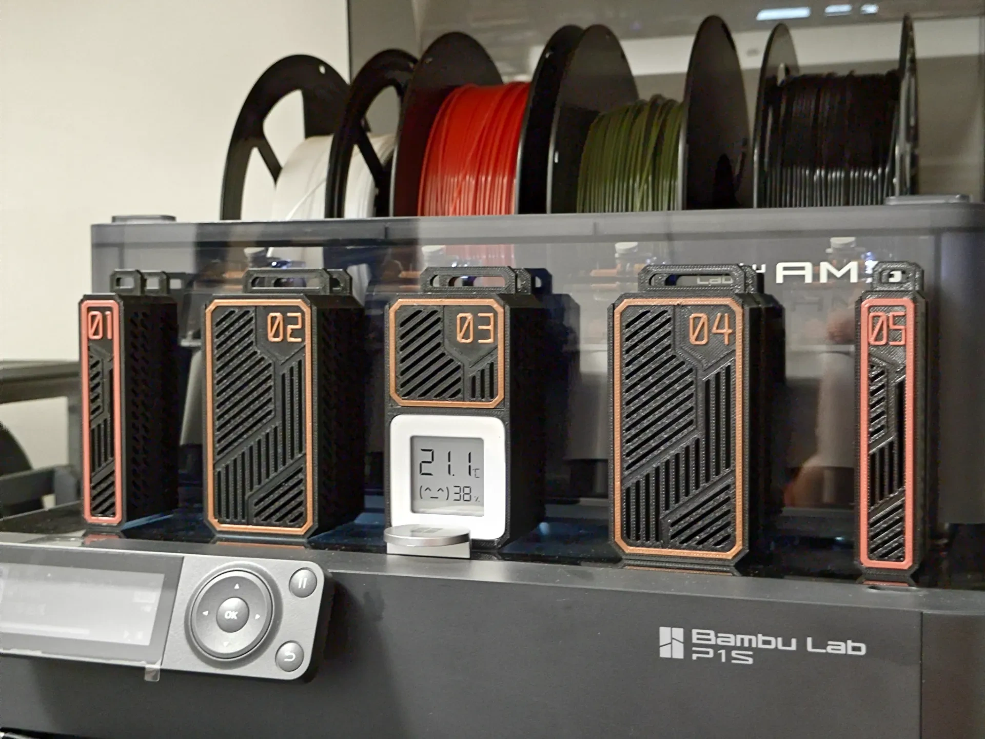 Miniatura 3 do modelo 3D P1/X1 AMS机甲风干燥盒