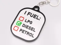 I Fuel Diesel Keychain (AMS) Multicolor