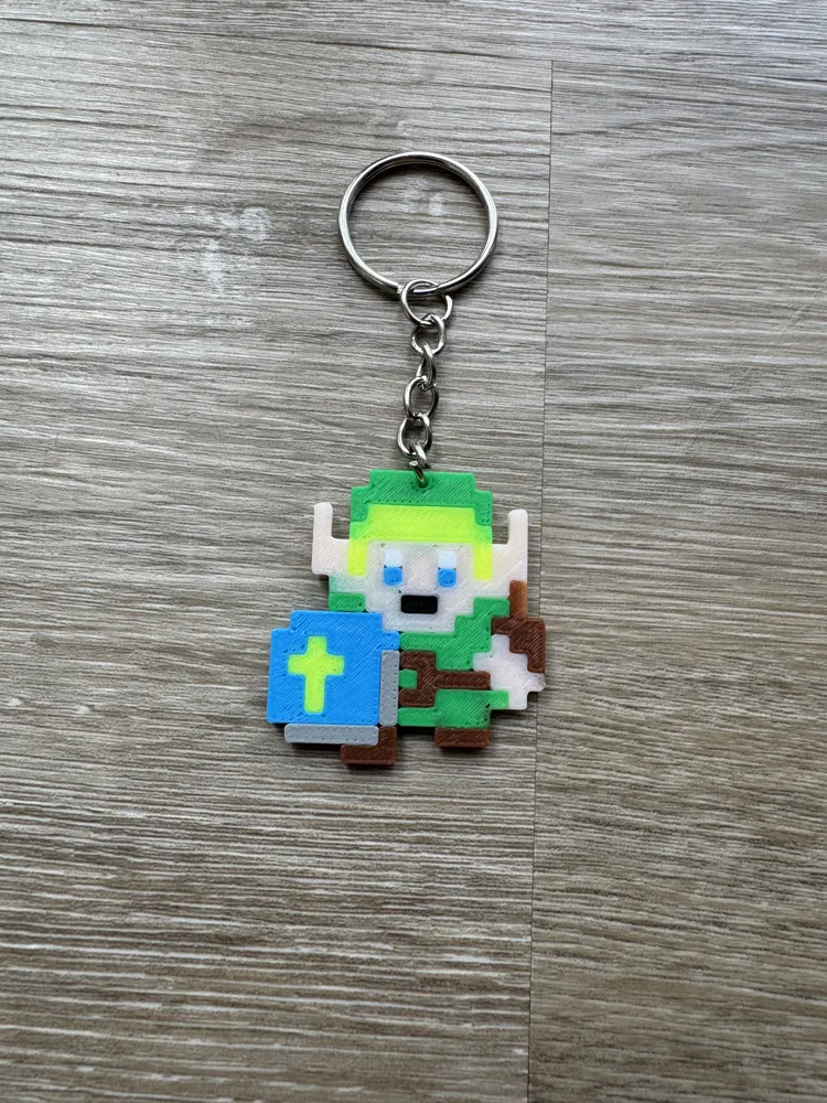 Retro 8 Bit Keychains - Free 3D Print Model - MakerWorld