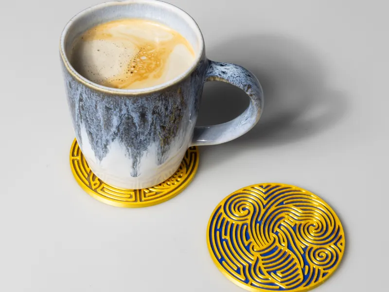 Aquarius Zodiac Coaster