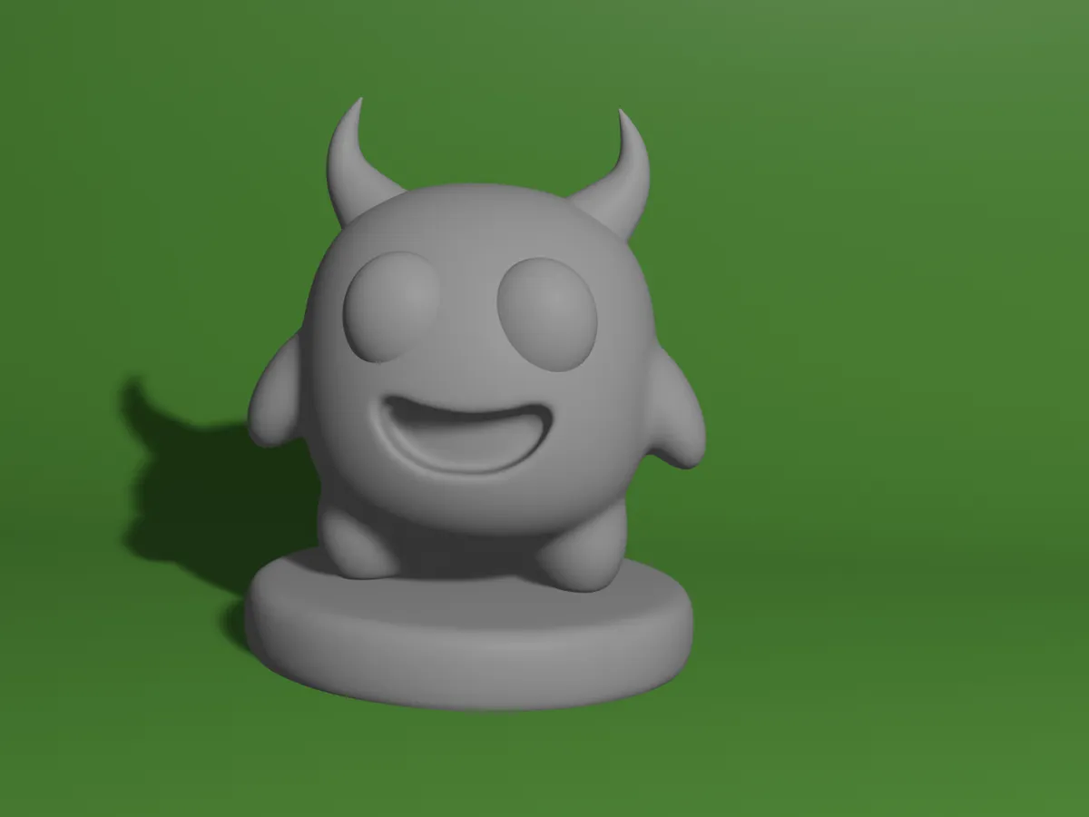 Petite figurine de monstre