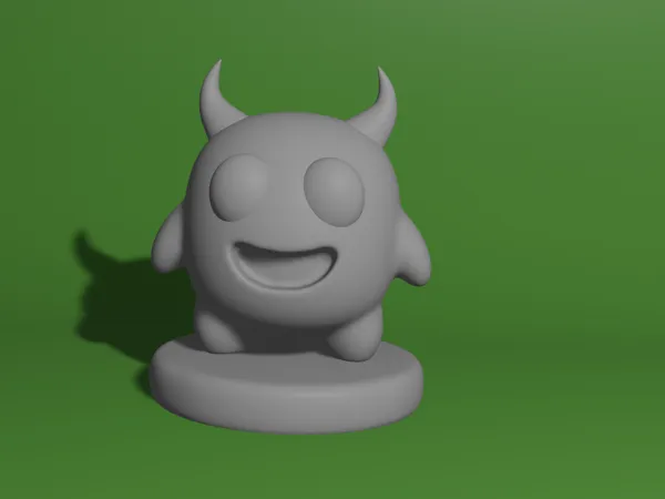 Petite figurine de monstre