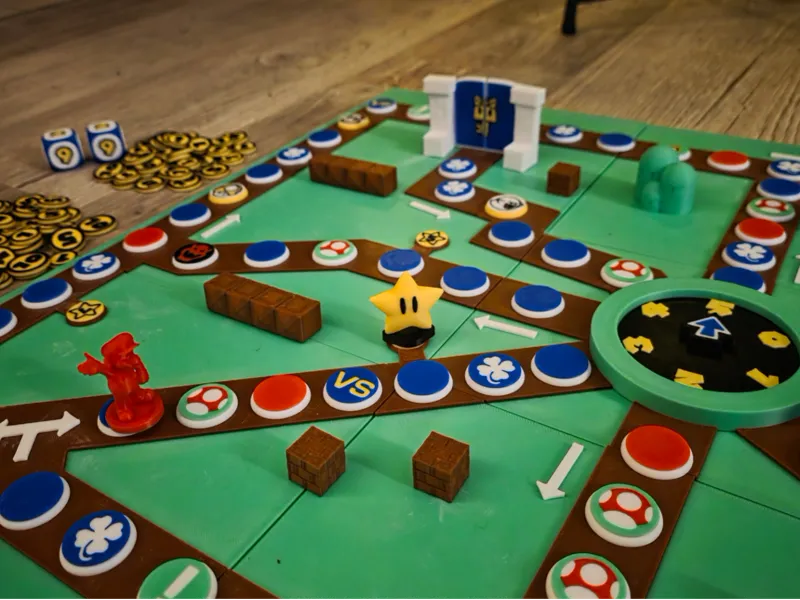 Totally Not Mario Party - Gameboard