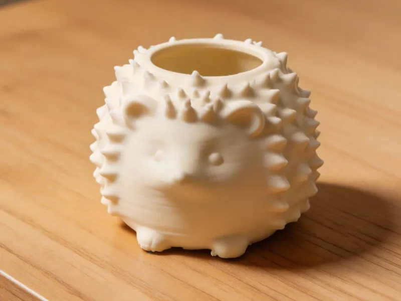 可爱小刺猬笔筒