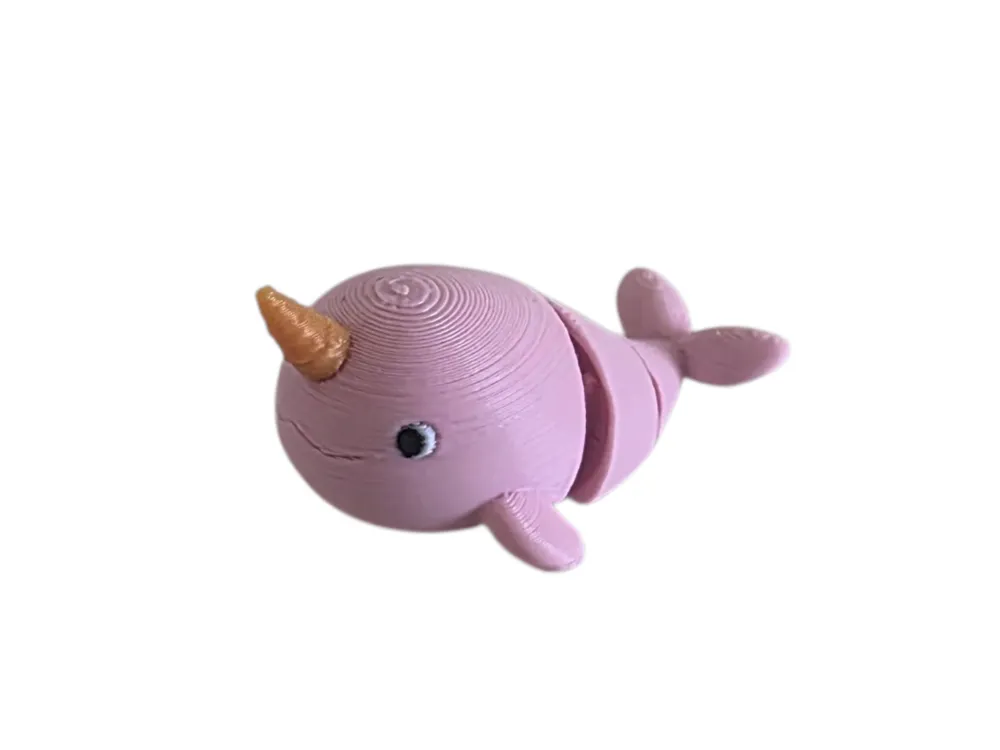 Layer Llama - Flexi Narwhal - Free 3D Print Model - MakerWorld