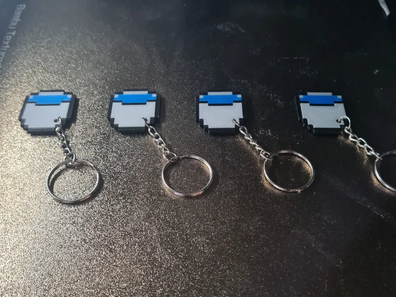 water bucket keychain