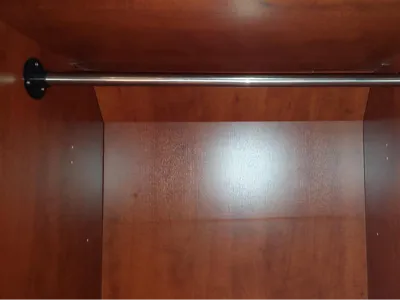 Wardrobe Rod Support Ø23 mm